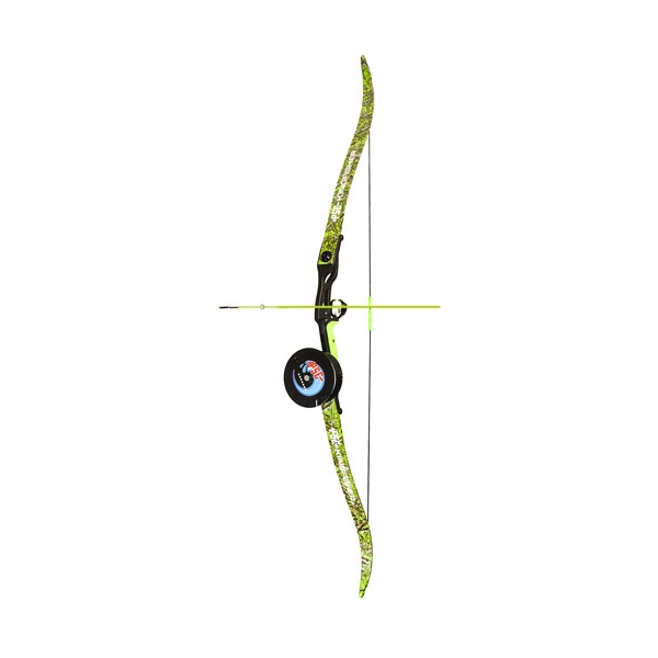 Pse Bowfishing Kit Kingfisher - 56" 40# Rh Green Dk'd