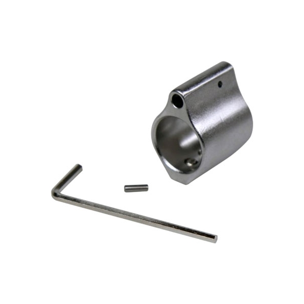 Guntec Low Profile Gas Block - .750 Dia Stainless Steel