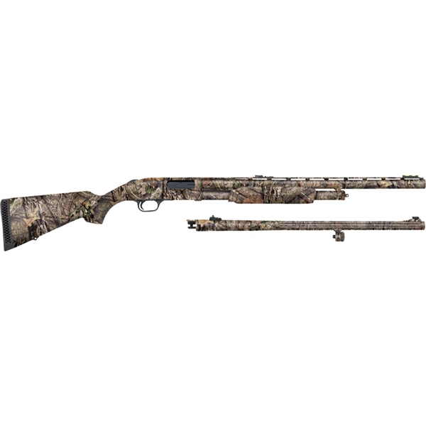 Mossberg 500 Combo 12ga 3" - 24"vr/24"rifled Mobu-country