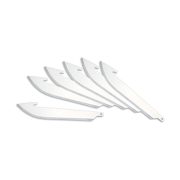 Outdoor Edge 3" Drop Point - Replacement Blades 6-pack