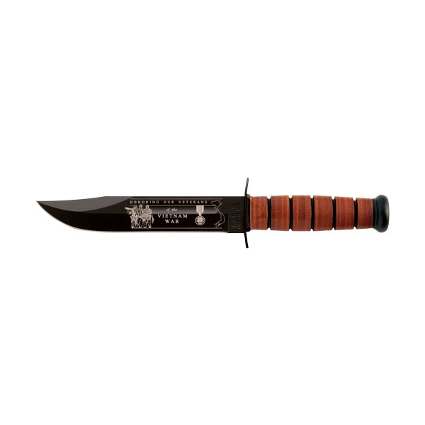 Ka-bar Usmc Vietnam 7" W/ - Leather Sheath Usmc