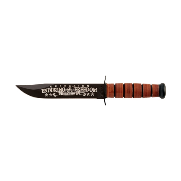 Ka-bar Usmc Oef Afghanistan - 7" W/leather Sheath Usmc