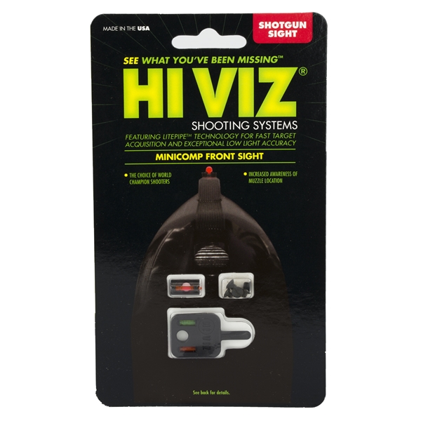 Hiviz Mini Comp Shotgun Sight R/g/o