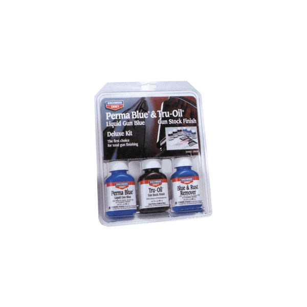 B/c Deluxe Perma Blue/tru-oil - Complete Finishing Kit