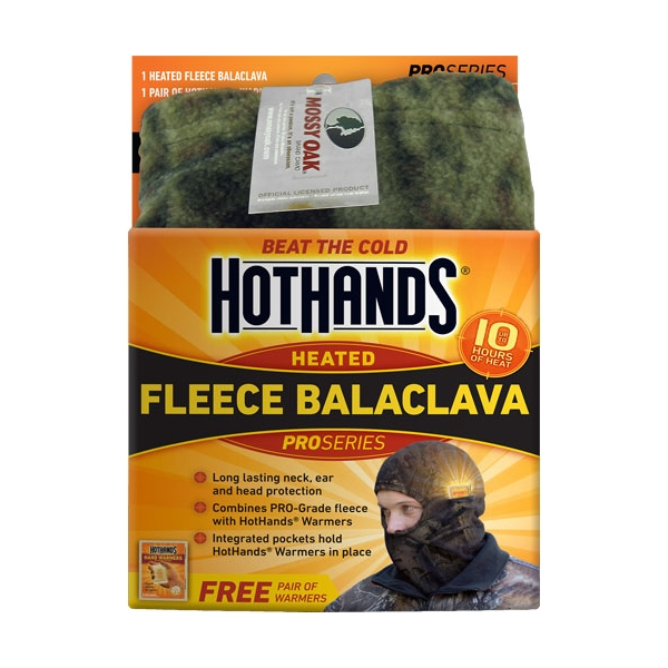 Hothands Heated Balaclava - Mossy Oak Bu W/free Pck Warmr!