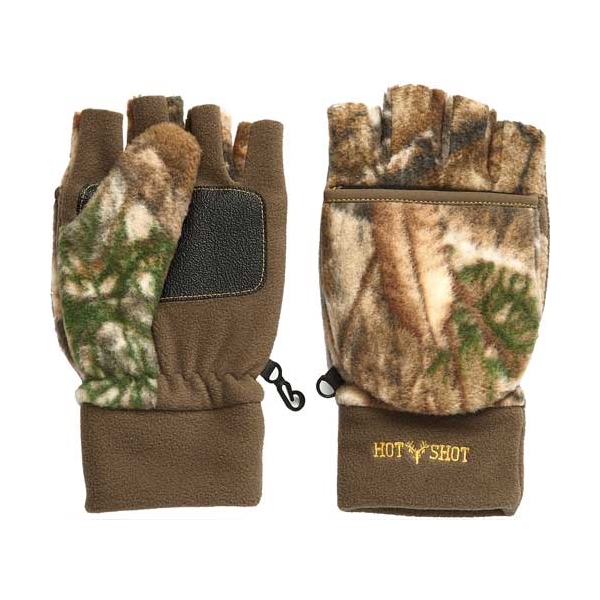 Hot Shot Youth Pop-top Mitten - Bulls-eye Insul Rtedg Sm/med