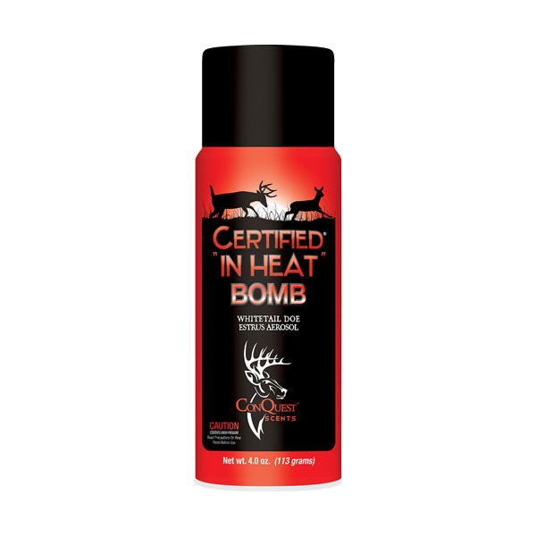 Conquest Scents Deer Lure - Certified In Heat Aerosol 4oz