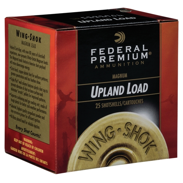 Federal Premium Upland, Fed Pf1634    Wngshk  16 Hv  11/8        25/10