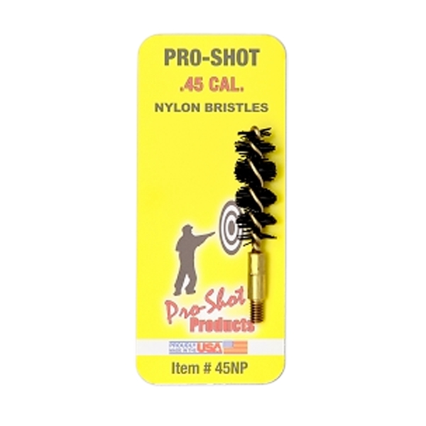 Pro-shot Nylon Bore Brush, Proshot 45np     Pst Nylon Brush 45cal