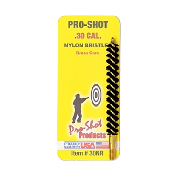 Pro-shot Nylon Bore Brush, Proshot 30nr     Rfl Nylon Brush 30cal