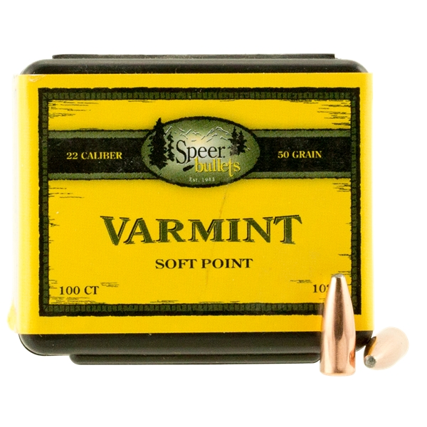 Speer Bullets Varmint, Speer 1029 Bull .224  50 Sptzr     100