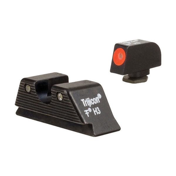 Trijicon Night Sight Set Hd - Orange Outline For Glock 17mos