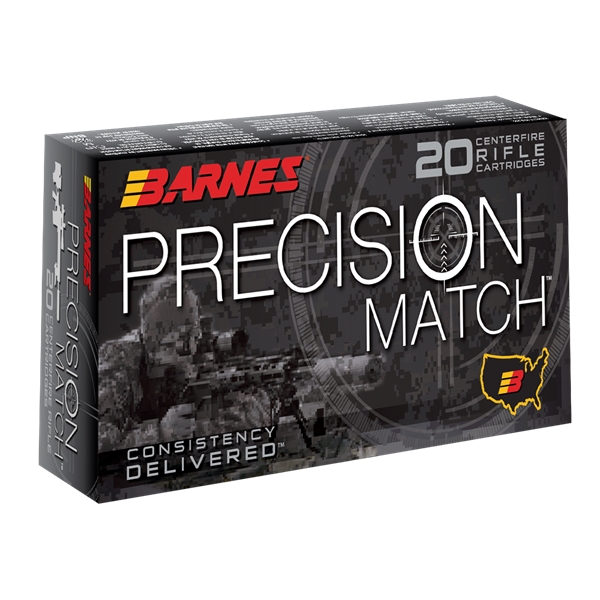 Barnes Bullets Precision Match, Brns 30846 Bb556m1     5.56       69 Omt Bt  20/10