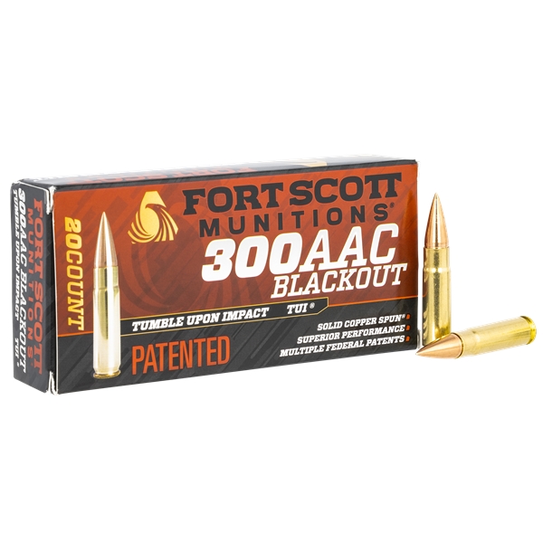 Fort Scott Munitions Tui, Fsm 300-115-scv      300bo  115gr Scs Tui    20/25