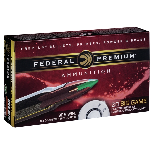 Federal Premium, Fed P308tc2    308     165 Tc              20/10