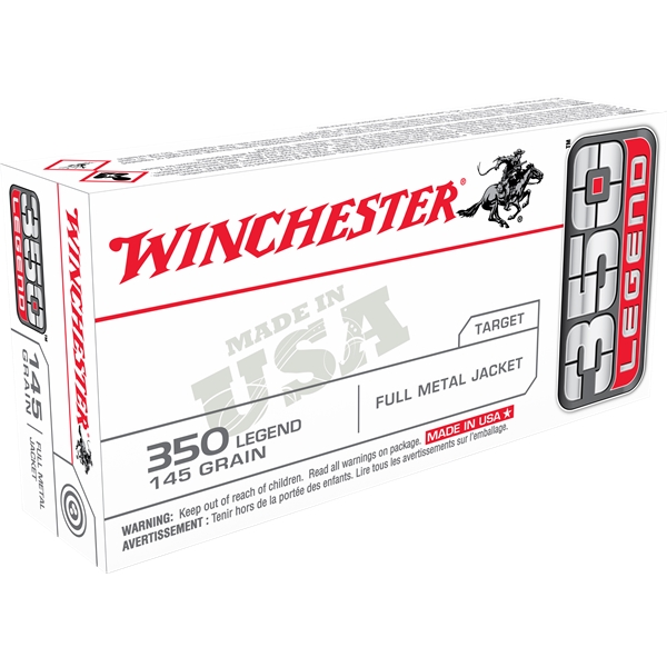 Winchester Usa 350 Legend - 20rd 10bx/cs 145gr Fmj