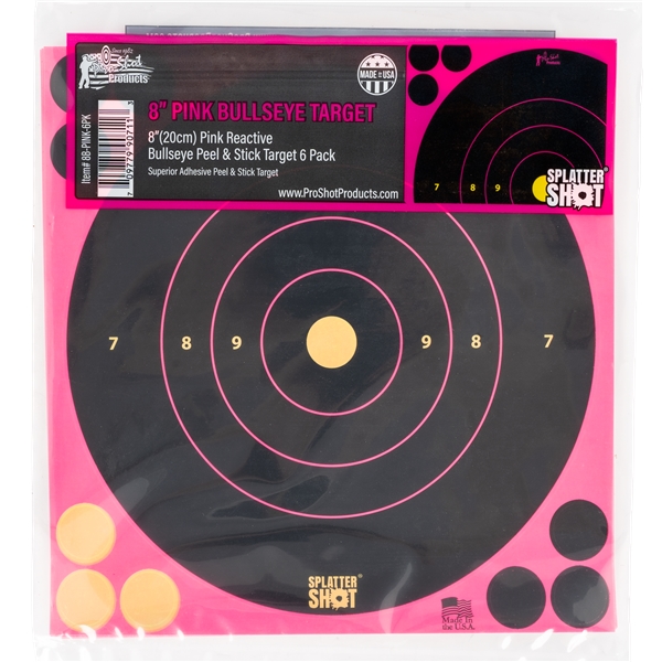 Pro-shot Splattershot, Proshot 8b-pink-6pk       8" Splatter Sightin  Pnk