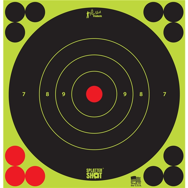 Pro-shot Splattershot, Proshot 6b-green-12pk 6" Splattershot Bullseye Trg