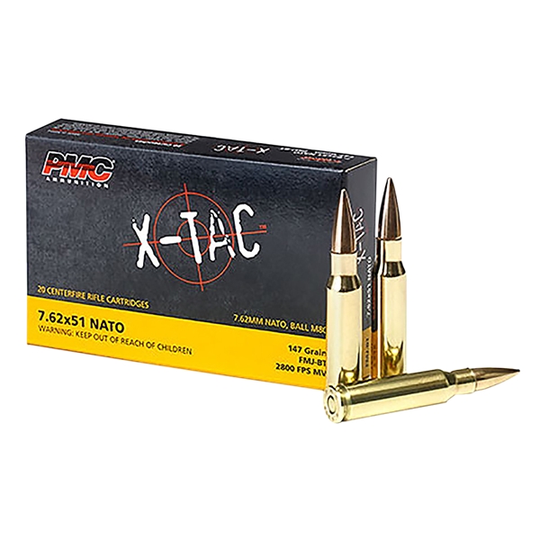 Pmc X-tac, Pmc 7.62x   7.62x51 147 Fmj Bt               20/25