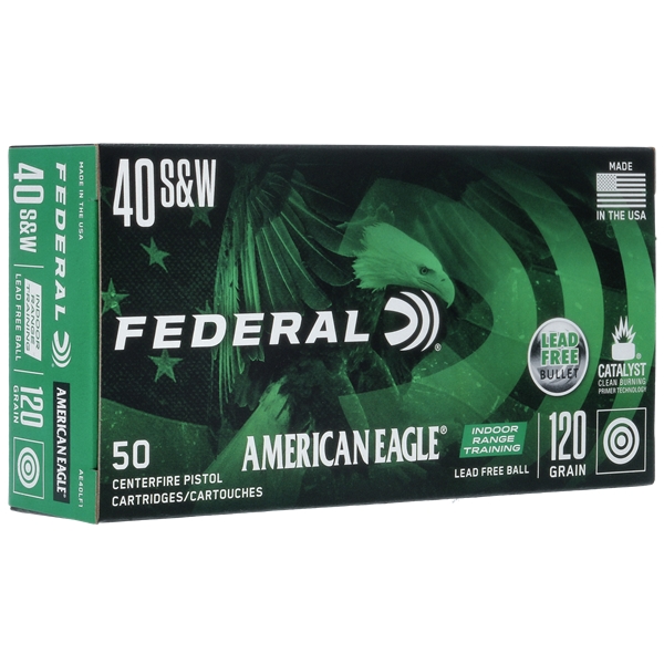 Federal American Eagle, Fed Ae40lf1      40        120 Ldfr Rng    50/10