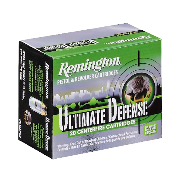 Remington Hd Home Defense 40sw - 20rd 25bx/cs 180gr Bjhp !