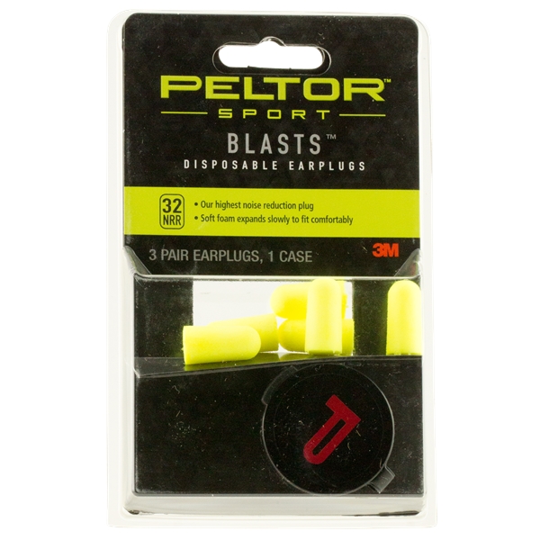 3m Peltor Blasts, Pel 97080 Blasts Disposable Earplugs