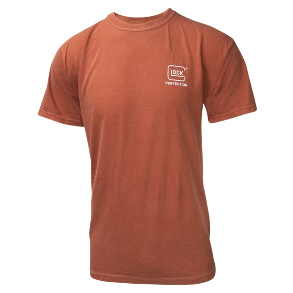 Glock Carry With Confidence, Glock Aa75112  Carry Confidence Shirt Rust      Sm