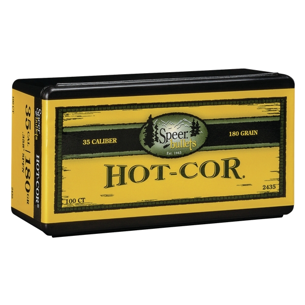 Speer Bullets Hot-cor, Speer 2435 Bull .358 180 Fnsp      100