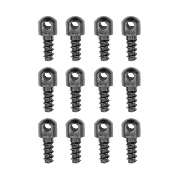 Grovtec 1/2" Wood Screws - 12-pack Black