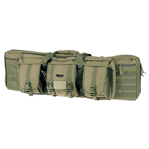 Rukx Gear Tactical, Rukx Atict36dgg 36in Tact Dbl Gun Case Grn