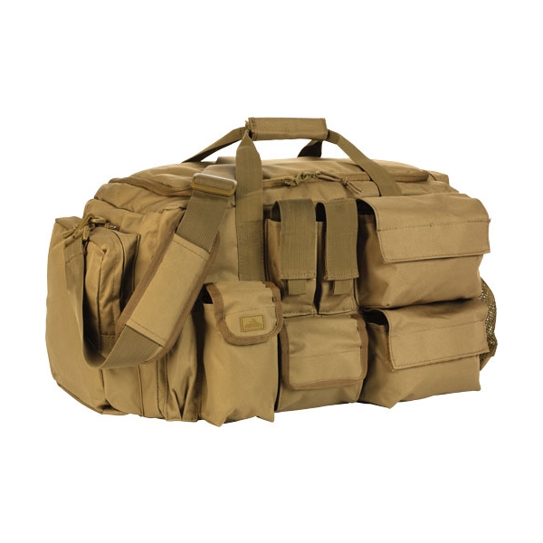 Red Rock Operations Duffle Bag - 7 External Utility Pouches Tan