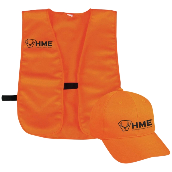 Hme Vest/cap, Hme Sf-vh-or       Safety Vest/hat Orange