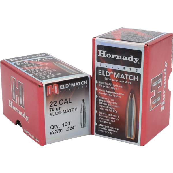 Hrndy Eld-m 22cal .224 75gr 100ct