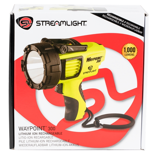 Streamlight Waypoint, Stl 44910  Waypoint 300 Rec Spotlight Yellow