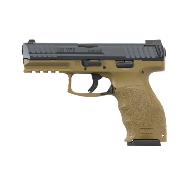 Hk Vp9, Hk 81000226 Vp9 Ns   9mm Fde      (3) 17rd