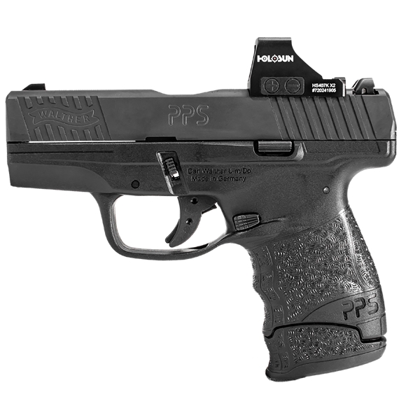 Walther Arms Pps, Wal 2851113    Pps M2 9mm Holosun 407k    6/7rd