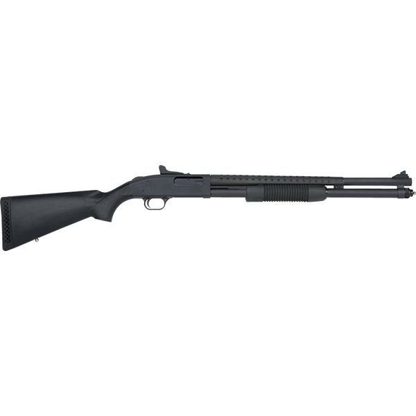 Mossberg 590 Persuader 12ga - 9rd 20" Ghost Ring Blued/syn