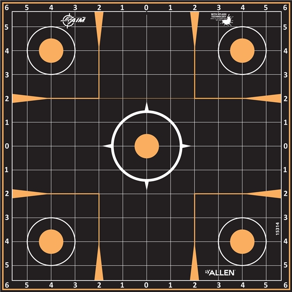 Allen Ez Aim 12"x12" Sight-in 5pk