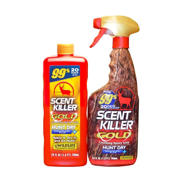 Wrc Scent Elimination Spray - Scent Killer Gold Combo 2-24oz