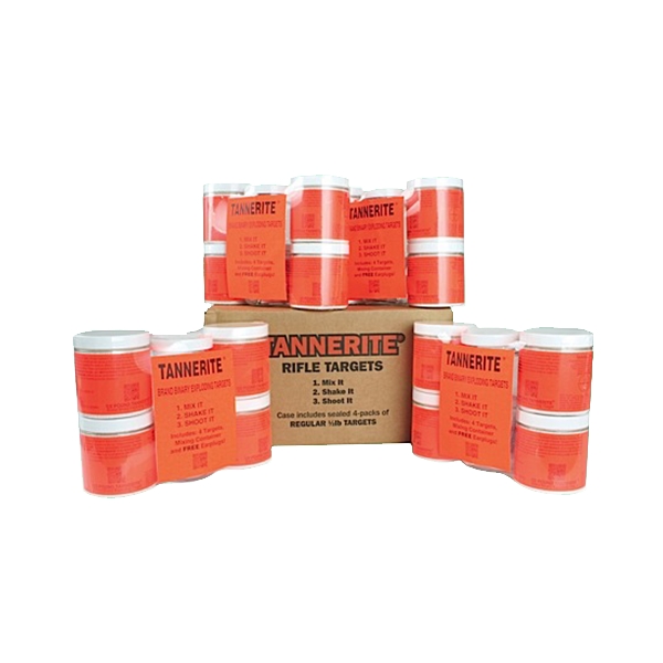 Tannerite Exploding Target, Tan 1/2br Halfbrk    1/2lb      Targets 16 Cs