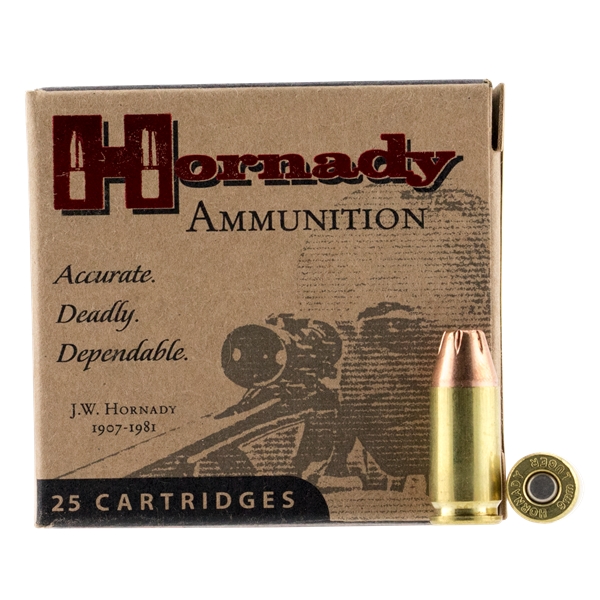 Hornady Custom, Horn 90242 9mm     124 Jhp/xtp               25/10