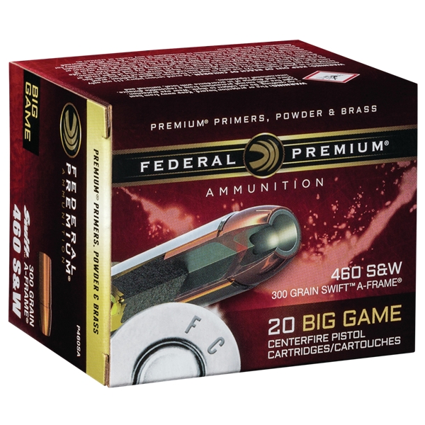 Federal Premium, Fed P460sa     460sw     300 Swafr         20/10