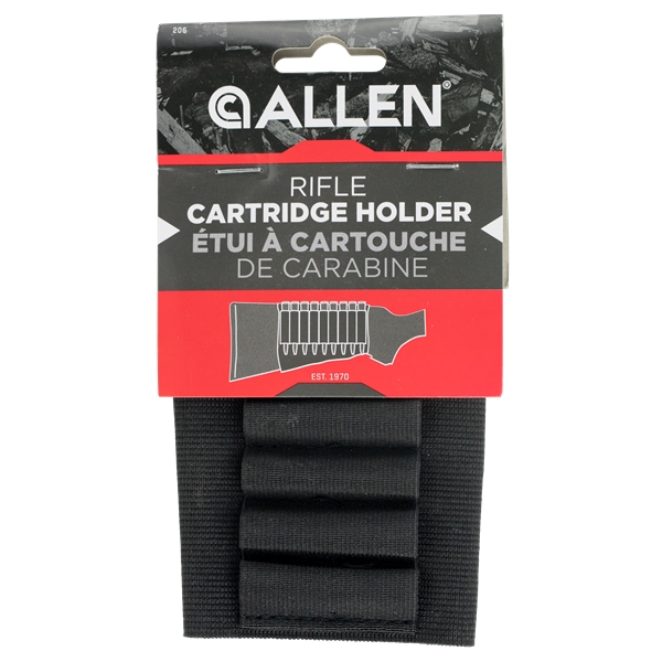 Allen Buttstock Shell Holder, Allen 206  Buttstock Rfl Crt Hldr Blk