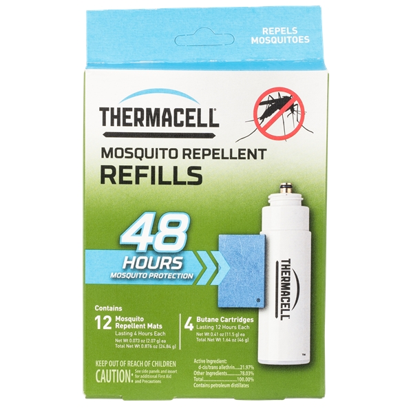 Thermacell Repellent Refill, Ther R4     Refill Value  12rep/4butane