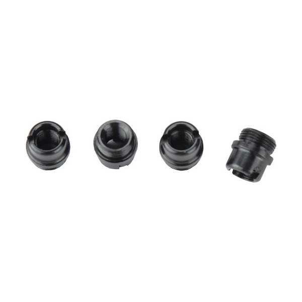 Ed Brown Grip Screw Bushings - Blued 4-pack For 1911