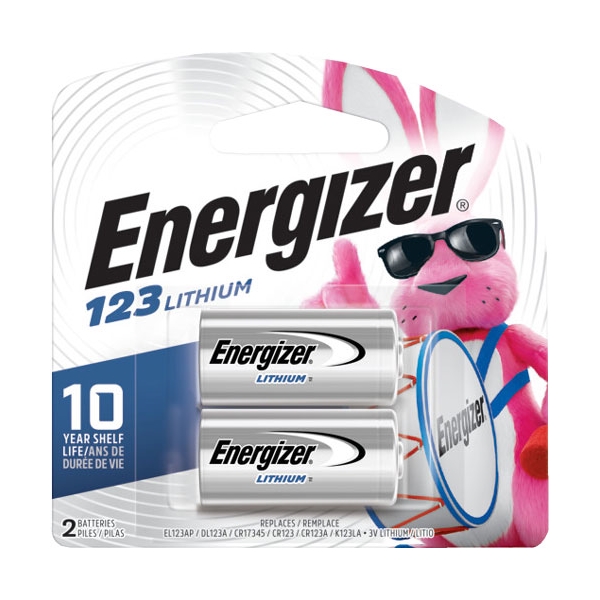 Energizer Lithium Batteries - Cr123a 2-pack