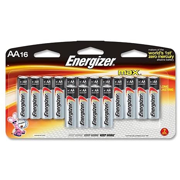 Rayovac Aa, Energizer E91lp-16    Max Aa-16