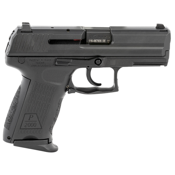 Hk P2000 9mm 3.66" Blk V2 Dao 10rd