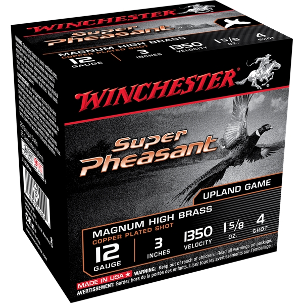 Winchester Ammo Super Pheasant, Win X123ph4 Sup Phsnt 1 5/8         25/10