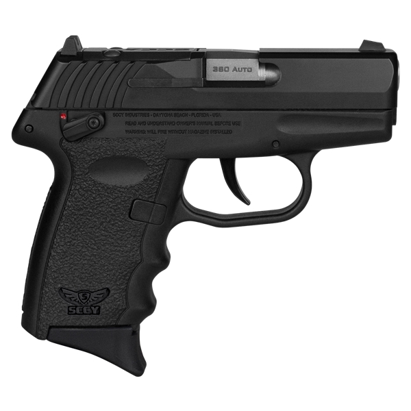 Sccy Industries Cpx-4, Sccy Cpx-4cbbkrdrg3 380 Blk Slide Blk Grip Sft 10r